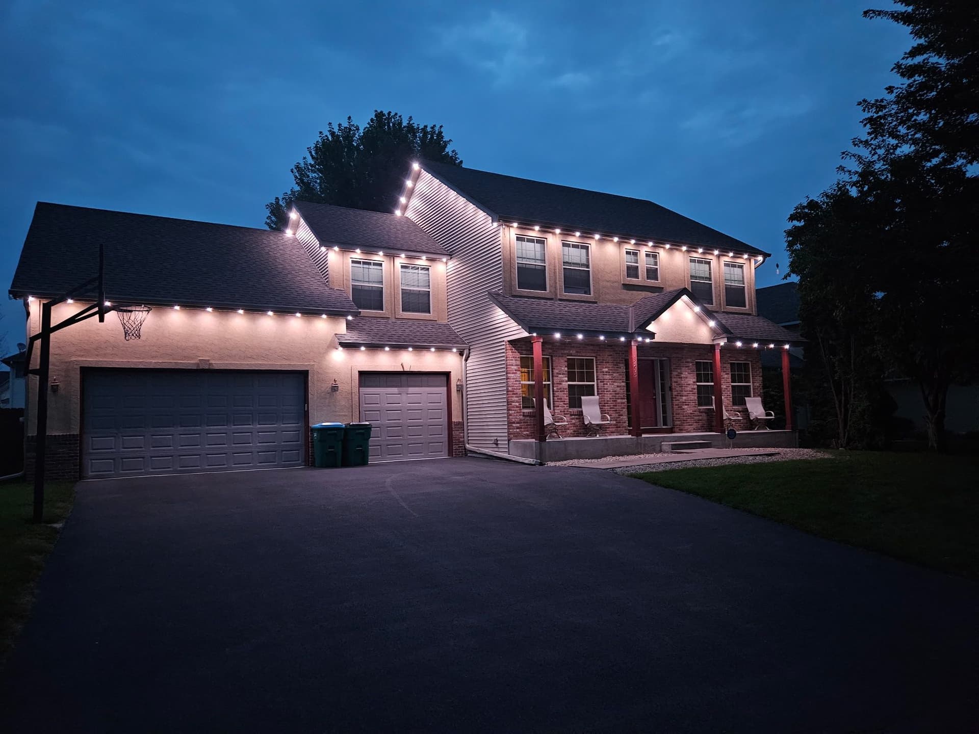 One Install in Roseville Runs Every Color All Year