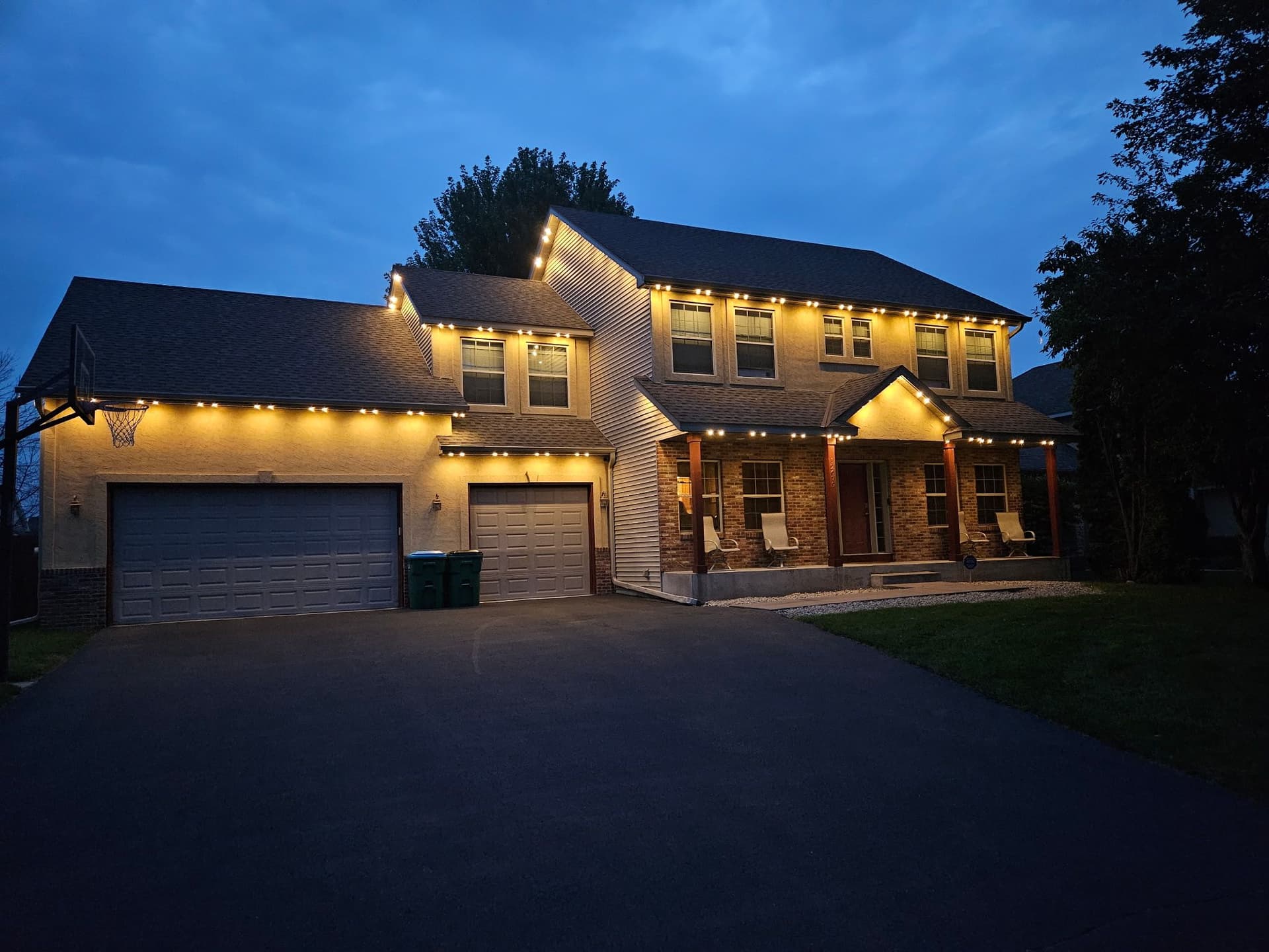 One Install in Roseville Runs Every Color All Year