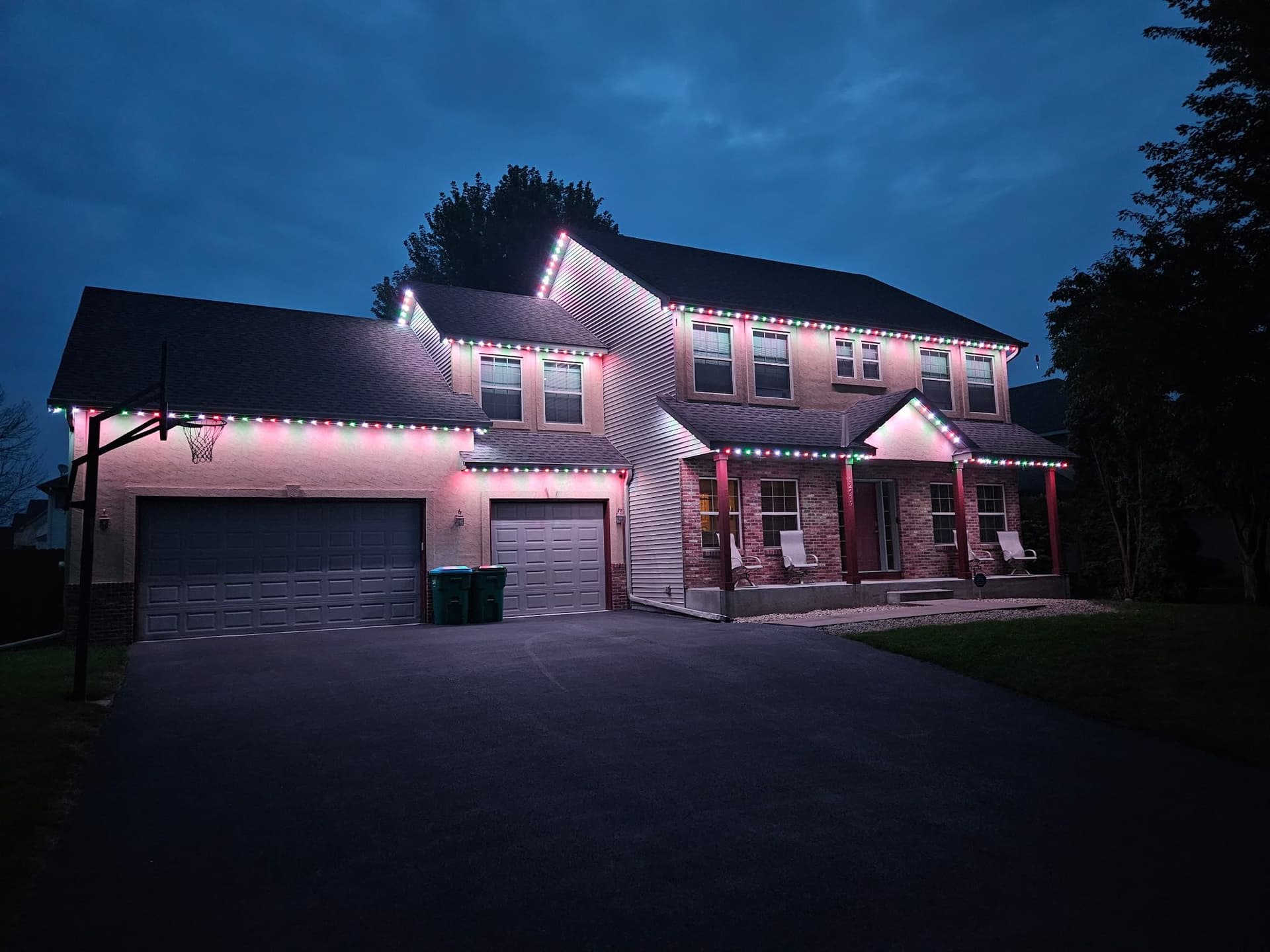 One Install in Roseville Runs Every Color All Year