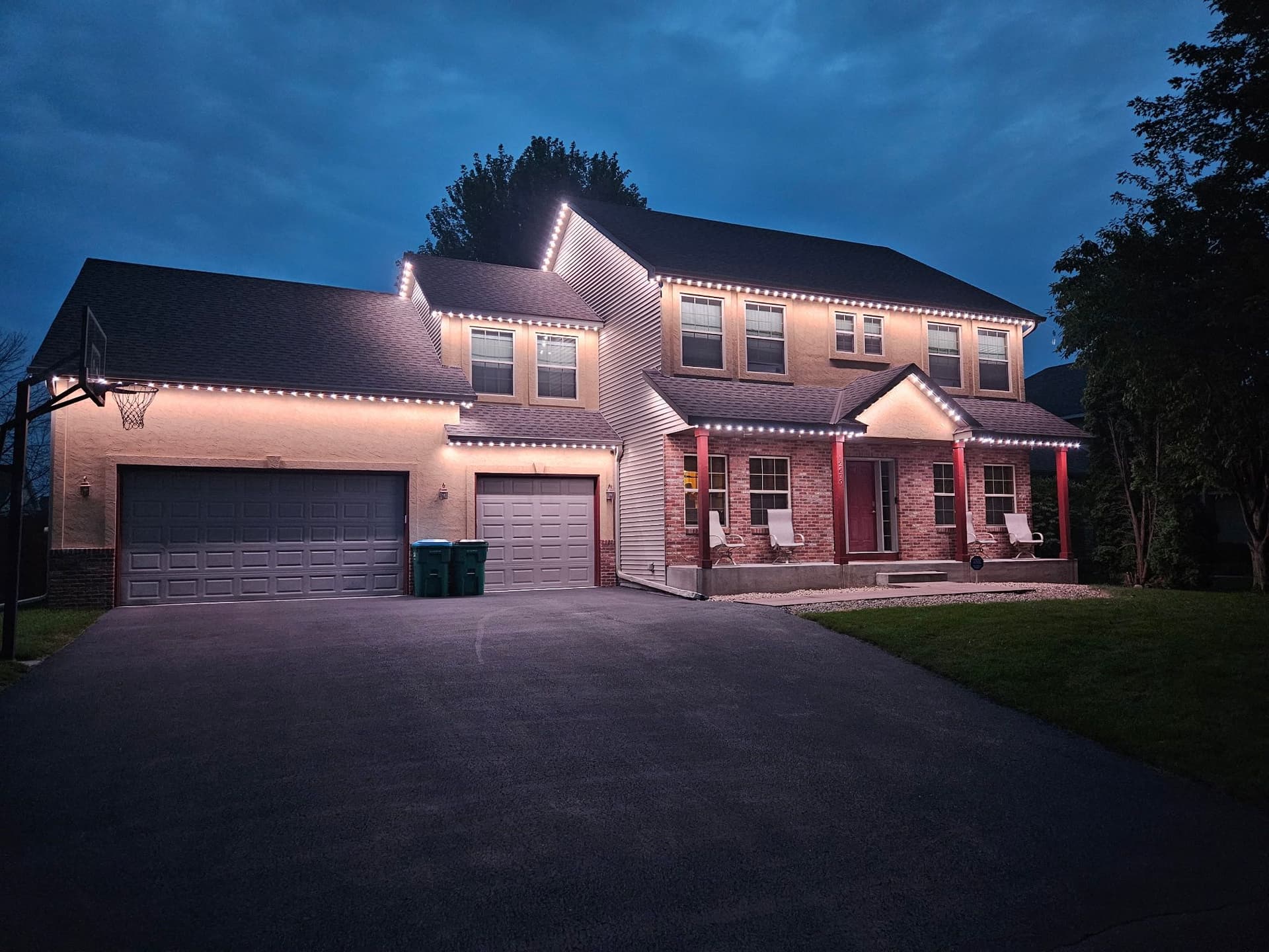 One Install in Roseville Runs Every Color All Year