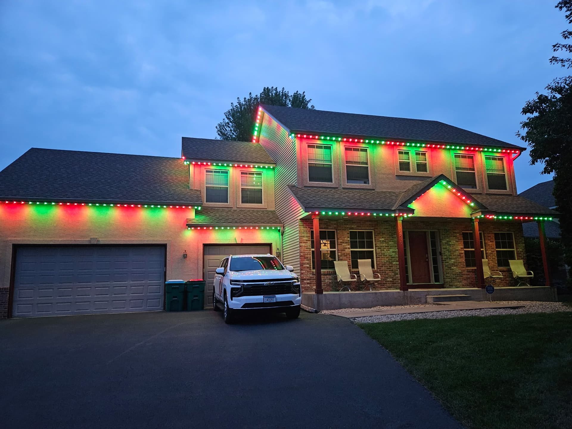One Install in Roseville Runs Every Color All Year
